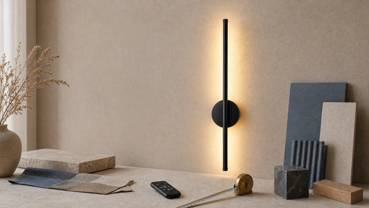 Choosing a cordless wall light by size, controls, mounting, and battery features